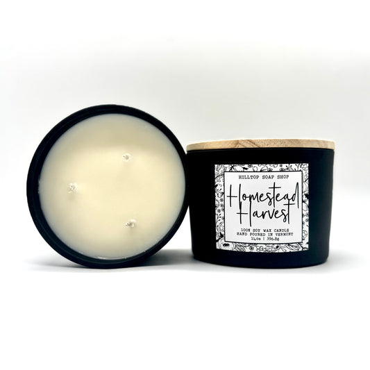 12oz 3-wick Homestead Harvest Soy Candle