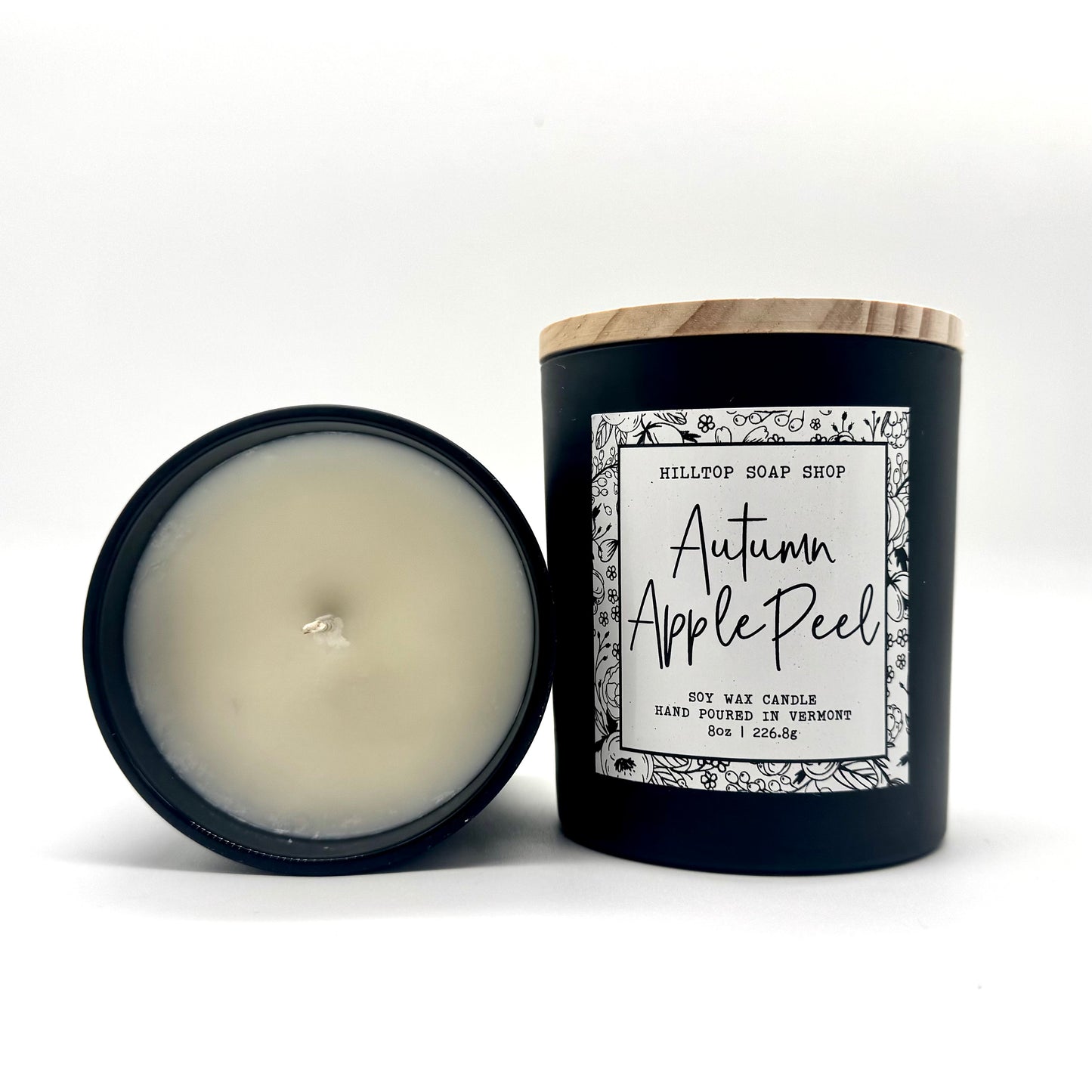 8oz Autumn Apple Peel Soy Candle
